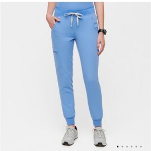 Figs ceil blue XS petite Zamora joggers